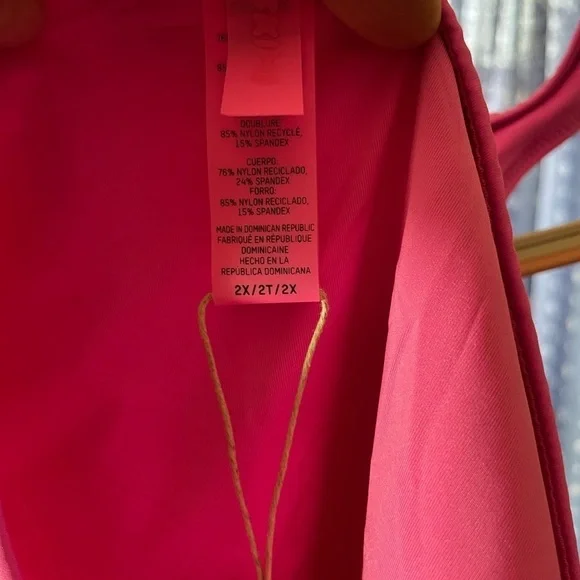 Skims recycled swim halter top cut-out monokini. (TAFFY) - Picture 9 of 14